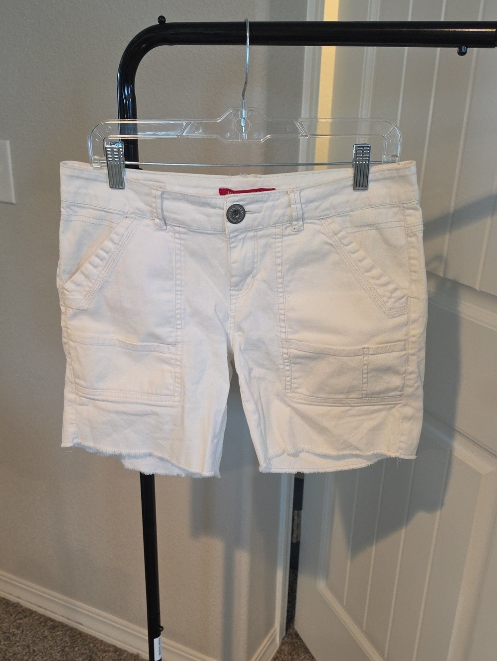 UNIONBAY White Casual Cargo Bermuda Shorts